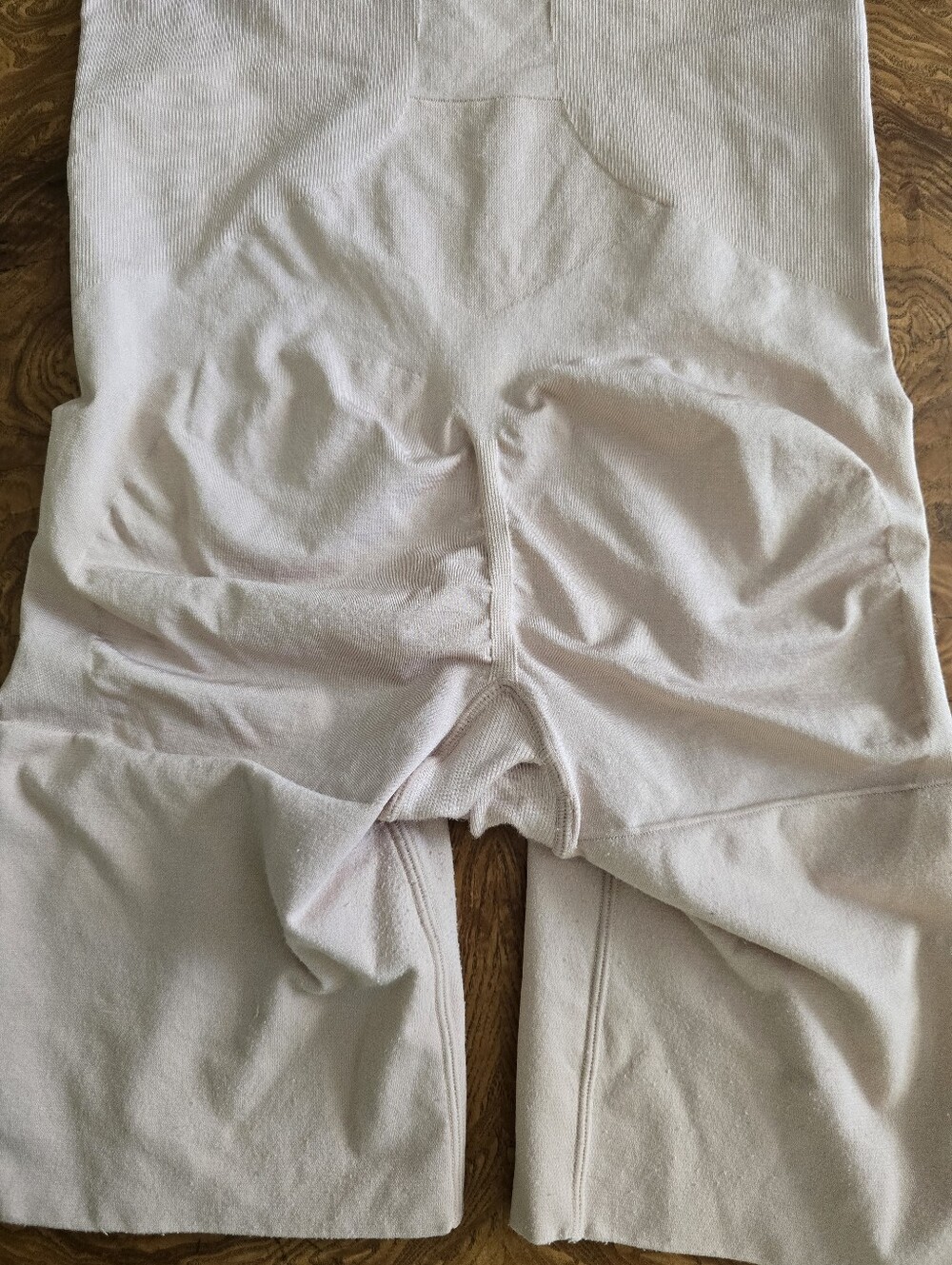 Spanx Slimmer & Shine Open Bust Mid-thigh Nude Bodysuit Womens Size XL - Picture 7 of 9